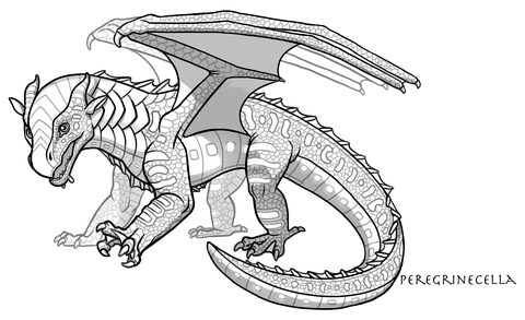 Baby Seawing Dragon Coloring Page